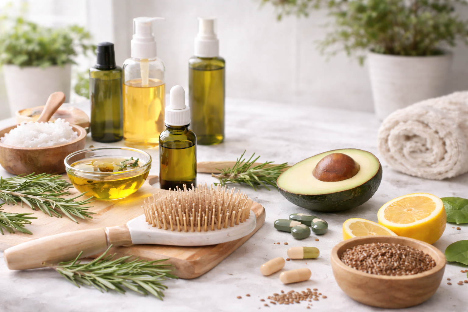 Ускоряване на растежа на косата