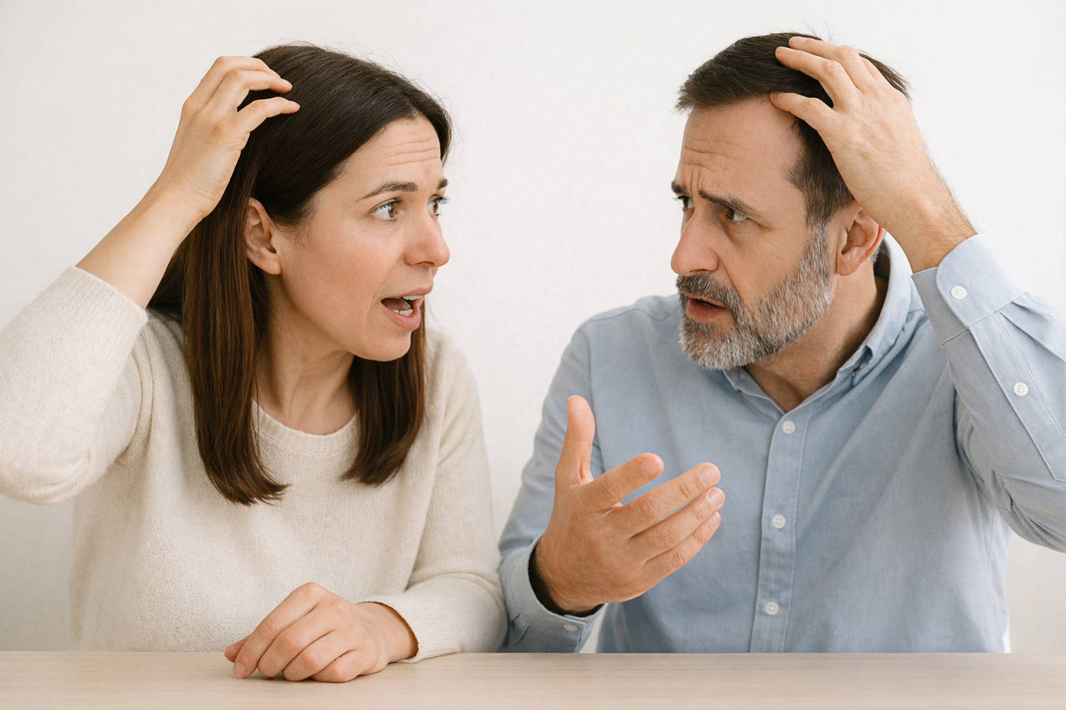 hårtab på grund af stress